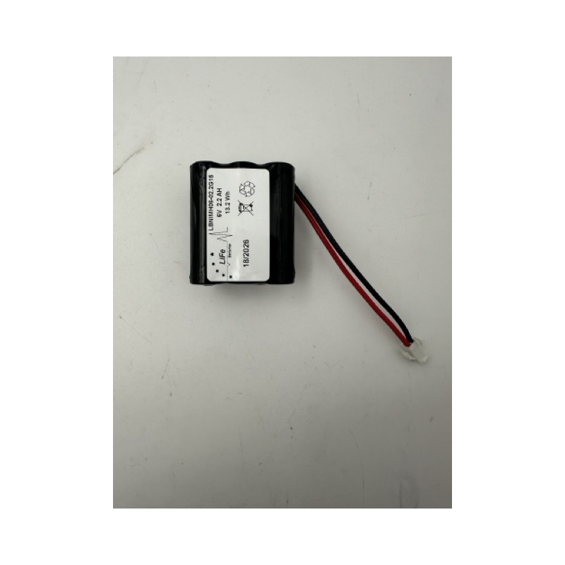 5HR-AAC Batterie NiMH 6V 2,2Ah sous gaine avec connecteur