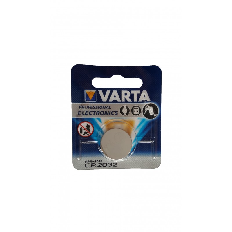 CR2032 PILE LITHIUM VARTA 3V 230mAh - Format bouton