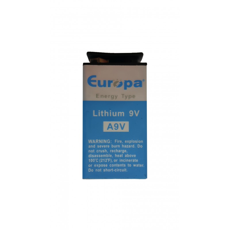 Pile lithium 9v (PP3)  sécuritémarché.fr - Ultra Secure France
