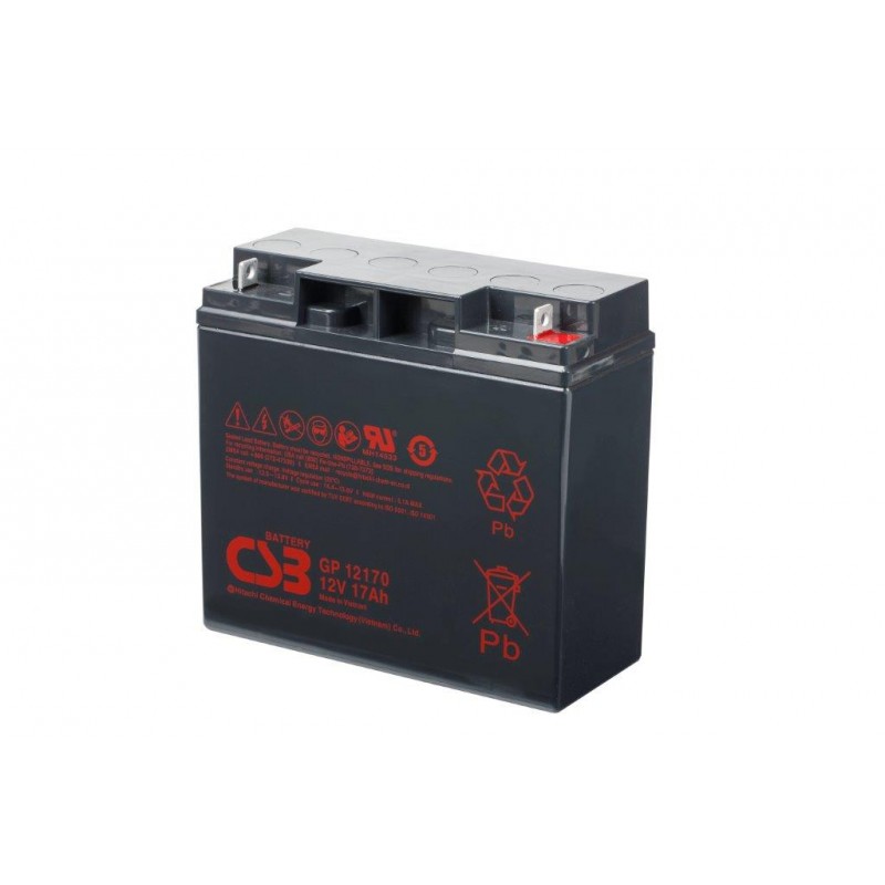 GP12170 BATTERIE PLOMB VRLA AGM CSB 12V 17AH