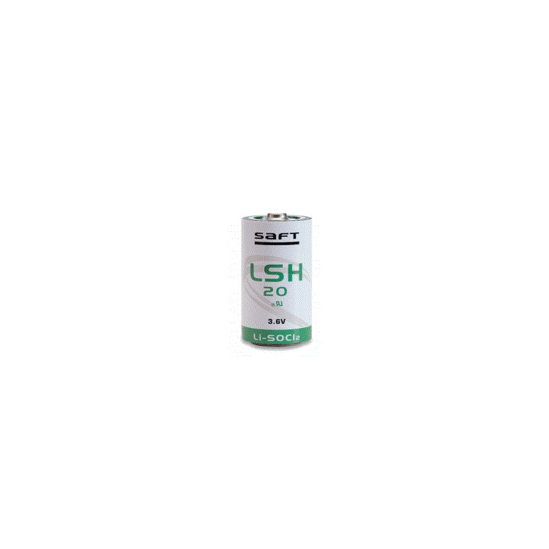 Pile lithium spiralee format R20 3.6V - ER34615 - LSH20