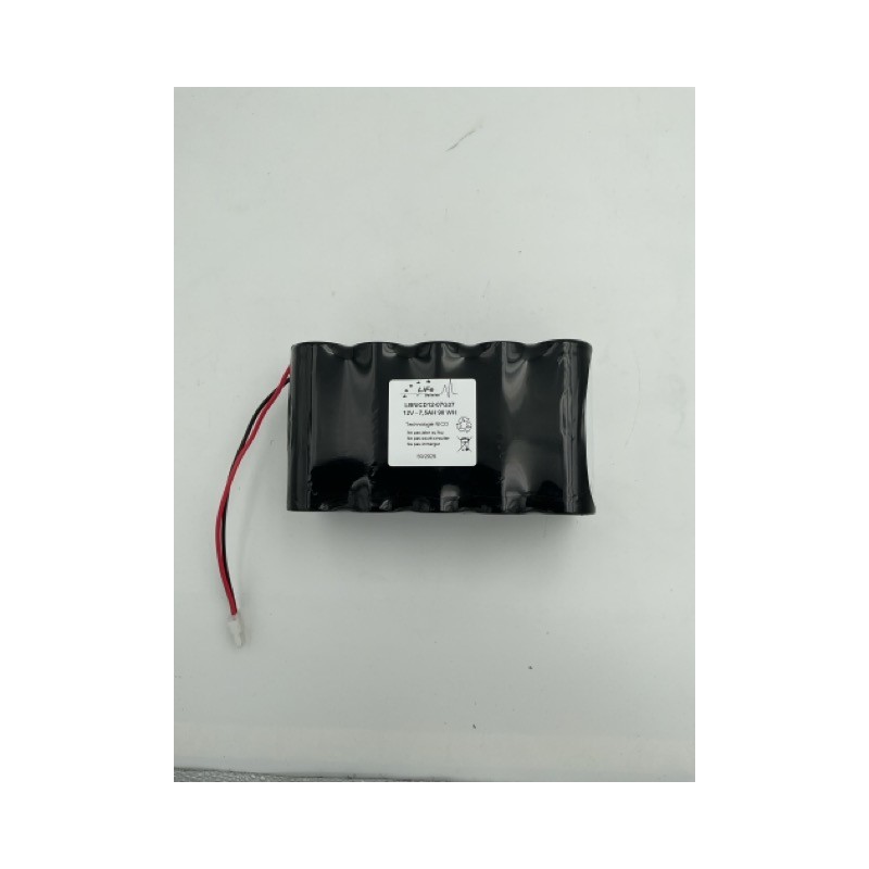 OVA 58996 Batterie NiCd 12V 7.5Ah sous gaine avec connecteur molex